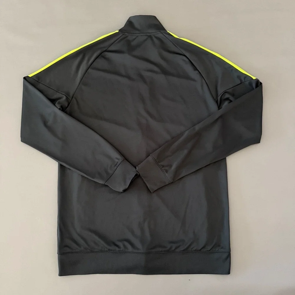 Nike Dri-FIT Full Zip Track Jacket‎ Black Yellow Mens Large Soccer Warm-Up